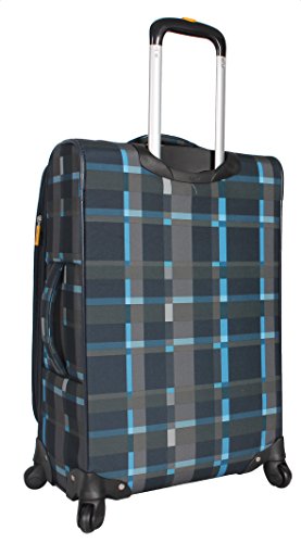 Expandable 24 Inch Softside Spinner Suitcase V400351