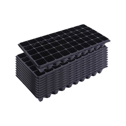 10 Pieces Seedling Trays with Holes Y196621