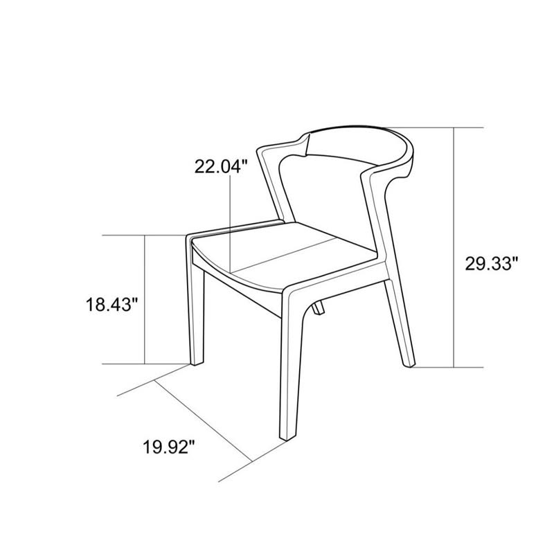Black PU Leather Dining Chair (Set of 2) G69705