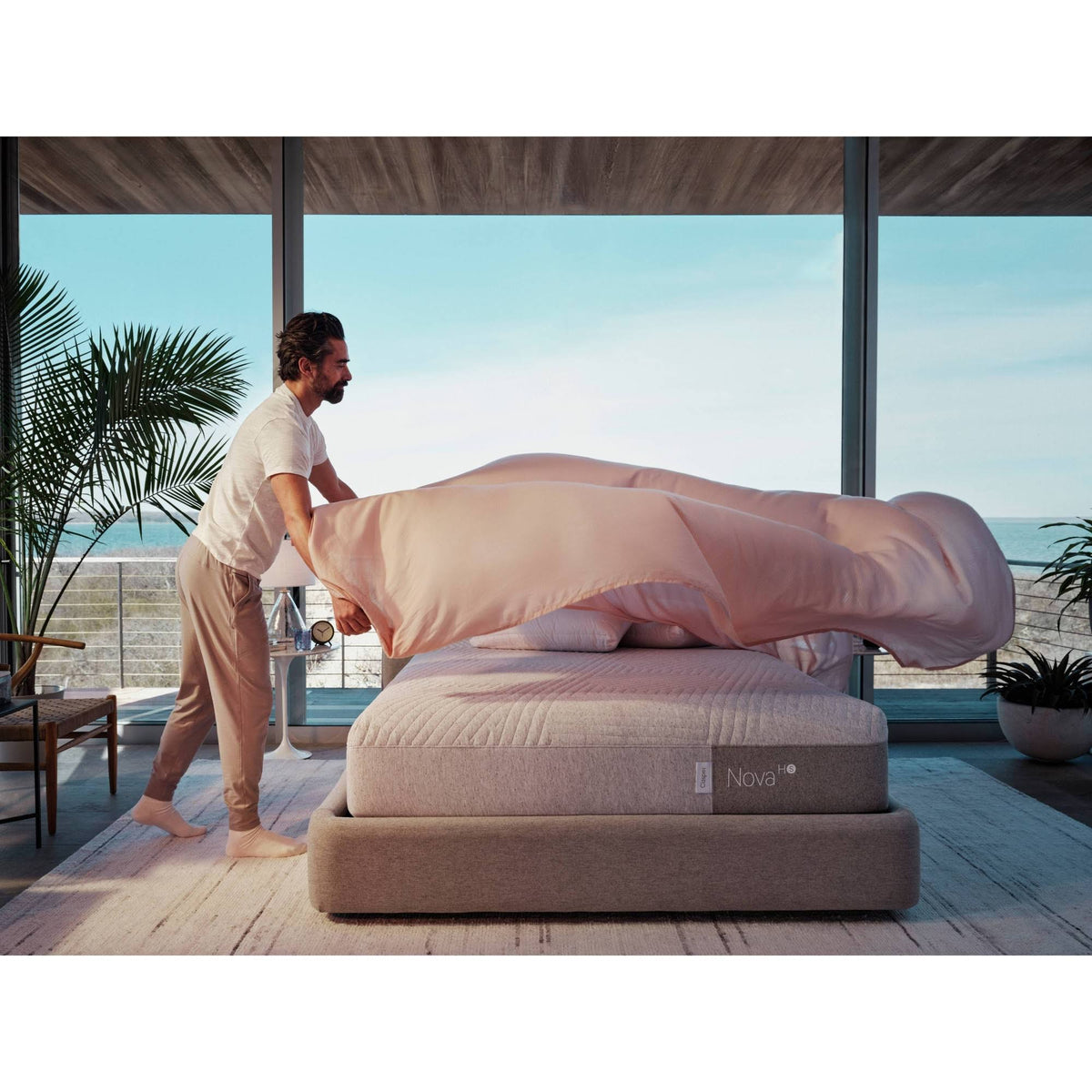 Dusty Rose Twin Hyperlite Sheet Set B488