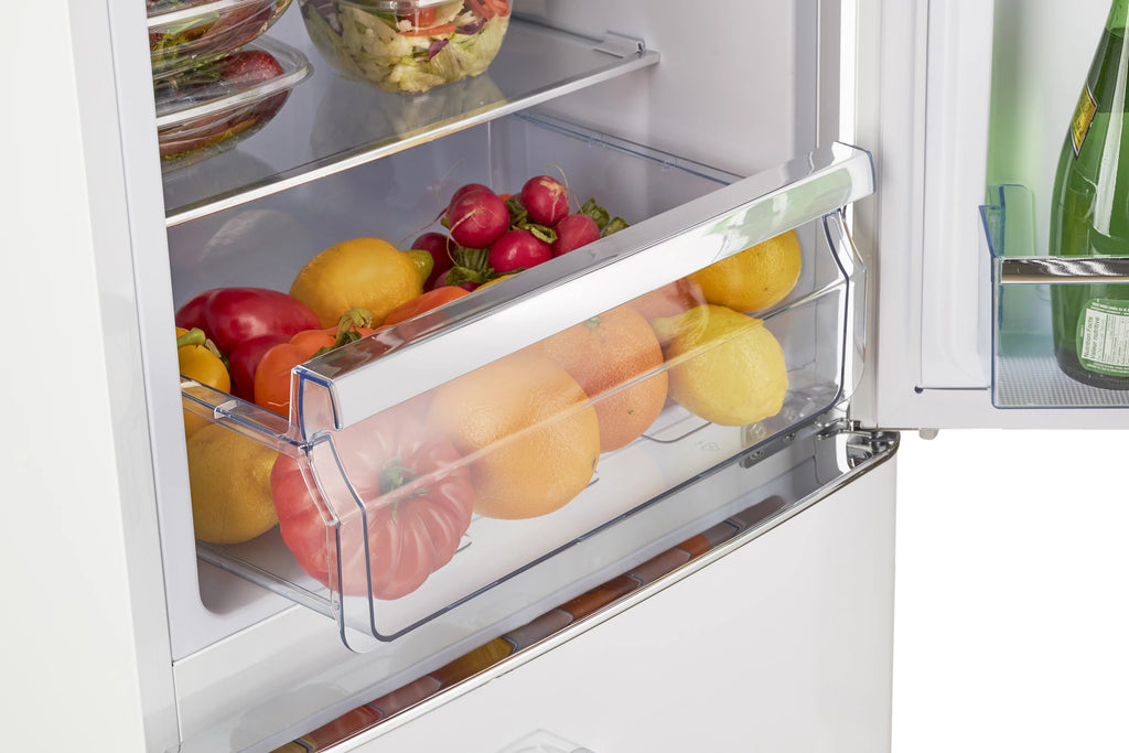Classic Retro Bottom Freezer Refrigerator J512