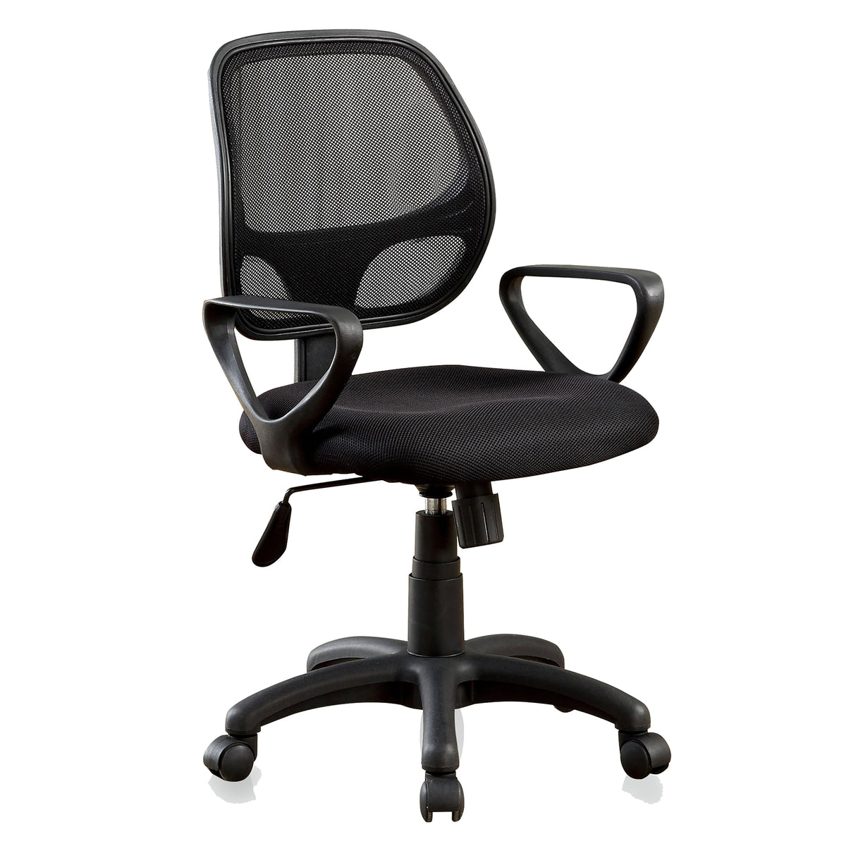 Black Adjustable Fabric Office Chair E8939