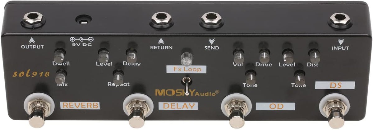 5-in-1 Multi Effect Guitar Pedal W9999