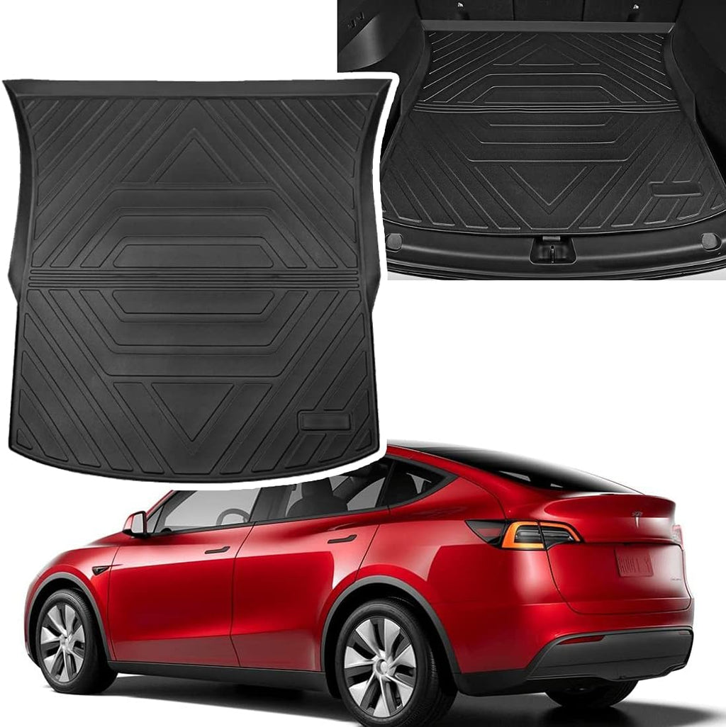 Black Pack of 2 TPE Trunk Mat P4443