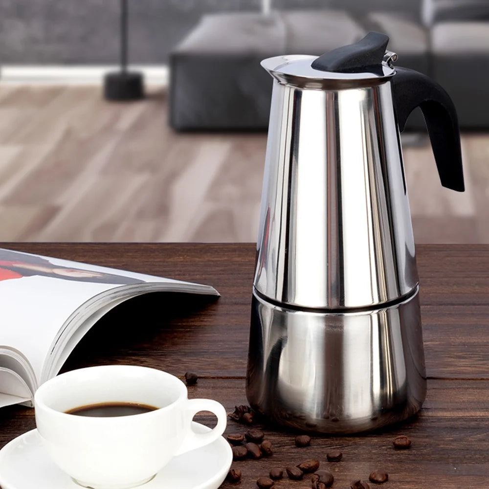 Stainless Steel Portable Electric Coffee Maker A516337