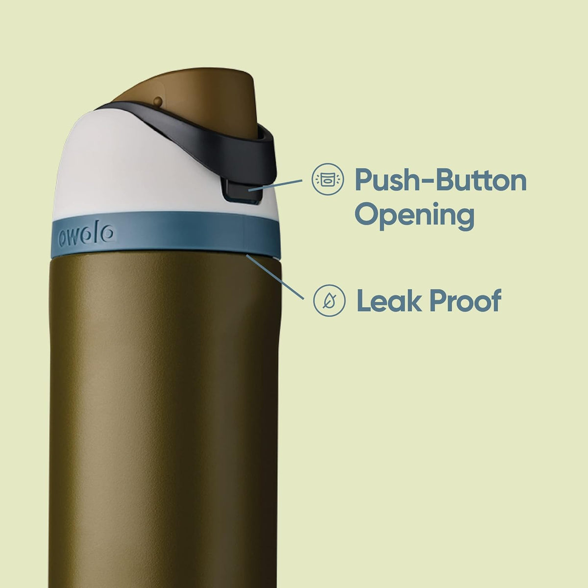 24-Ounce Insulated Stainless Steel Water Bottle U94310