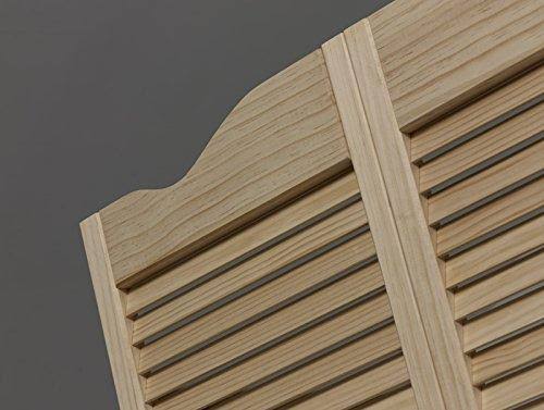 Dixieland Louvered Cafe Interior Swing Wood Door O13428