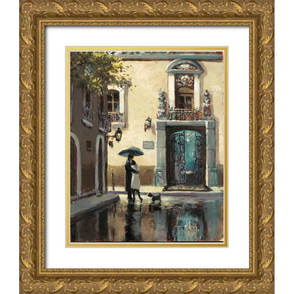 Gold Ornate Wood Framed Art Print E10310