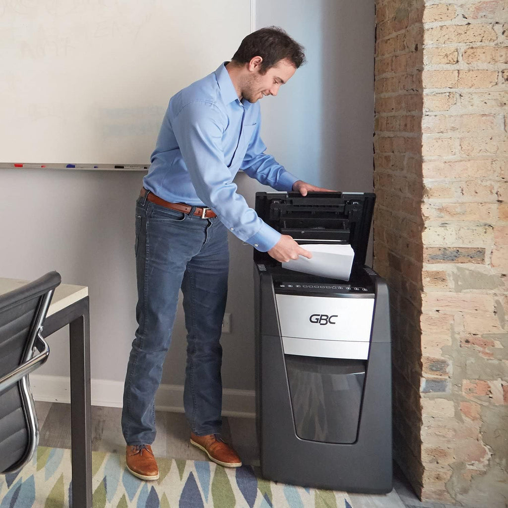 Auto Feed 300 Sheet Capacity Micro-Cut Paper Shredder N7845