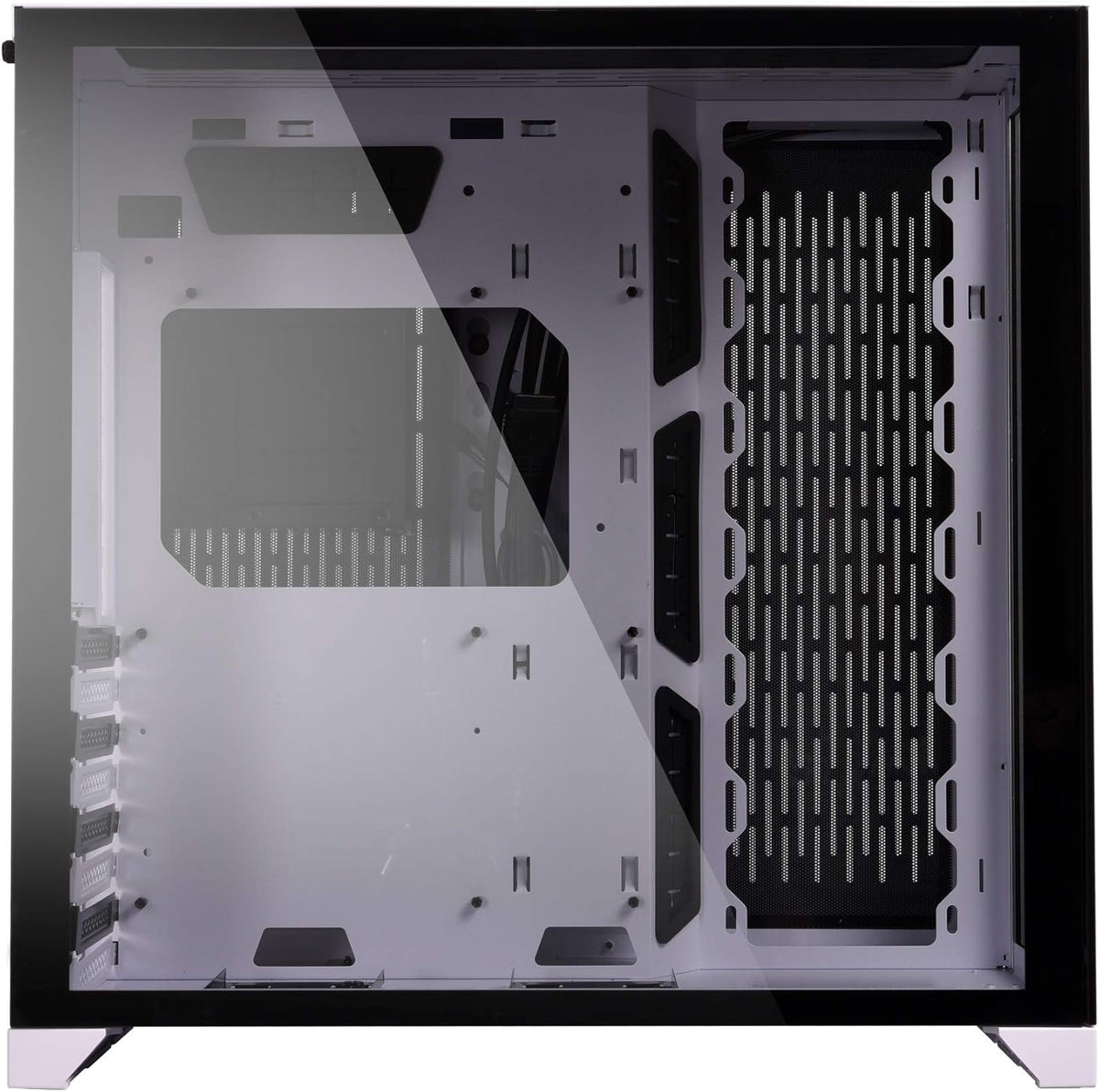White Tempered Glass ATX Mid Tower Computer Case Q779714