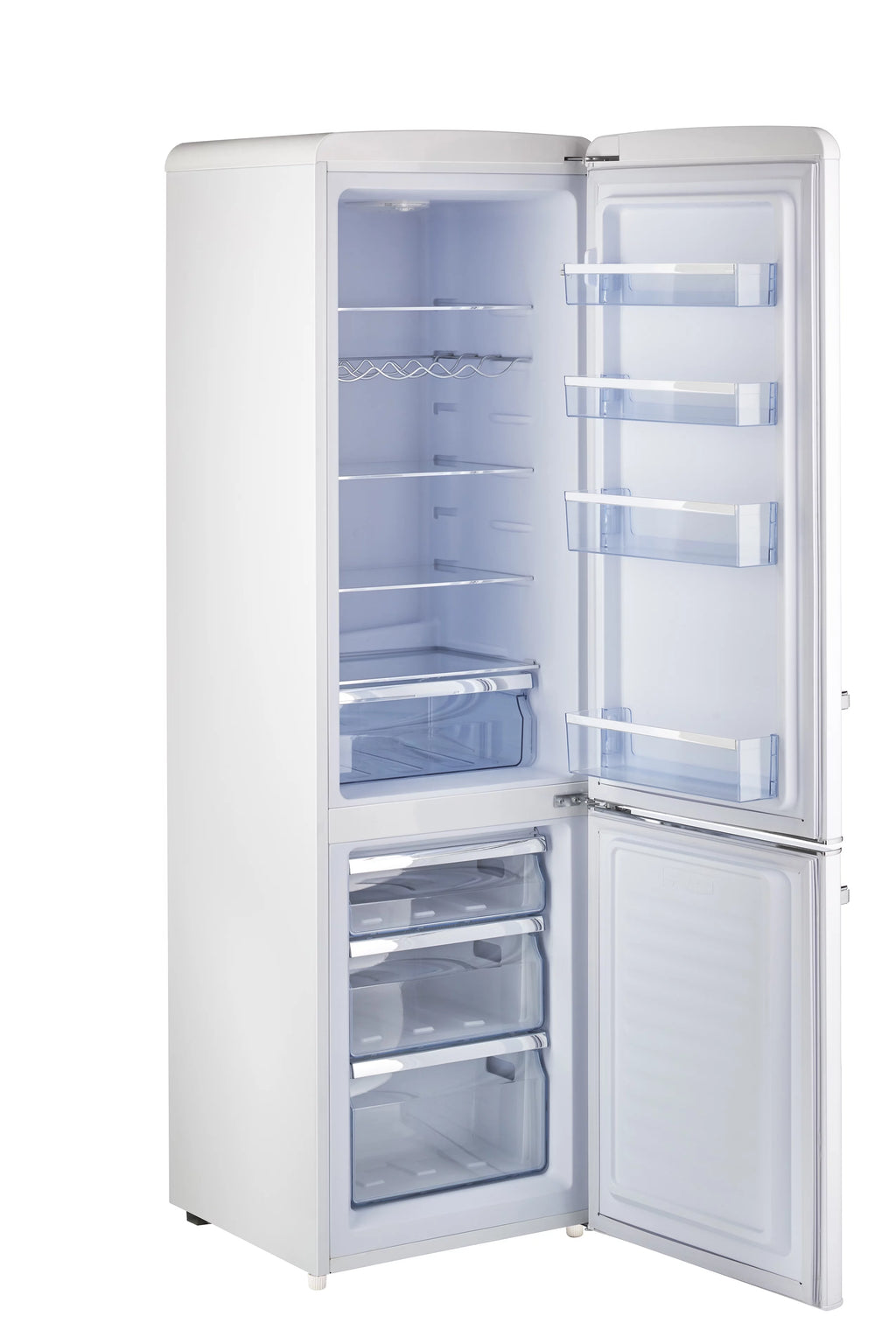 Classic Retro Bottom Freezer Refrigerator J512