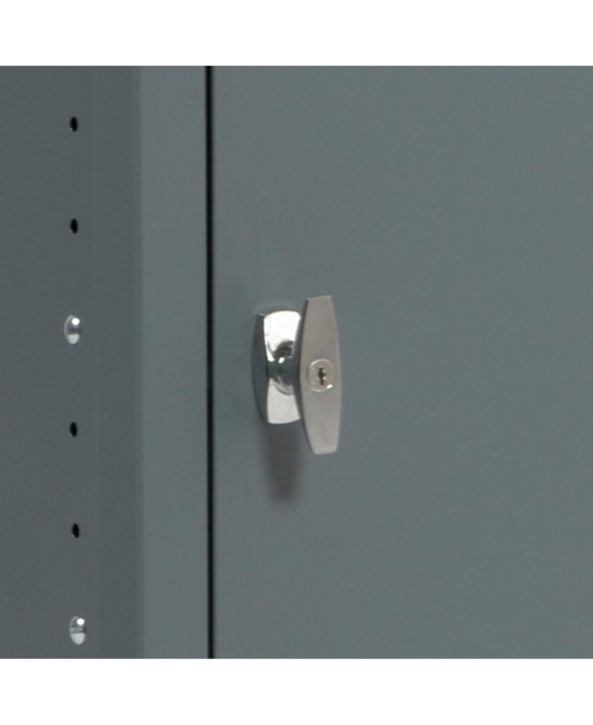 Gray Commercial Storage Cabinet S4842