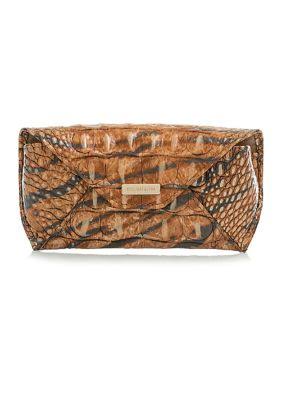Crocodile Embossed Eyeglass Case I83170
