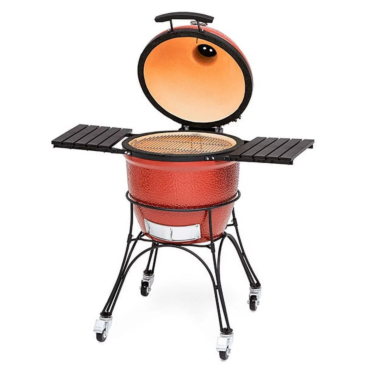 18 in. Charcoal Grill with Cart and Side Shelves X809453