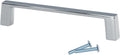Chrome Square Cabinet Pull Handle 6 Hole Centers C891489
