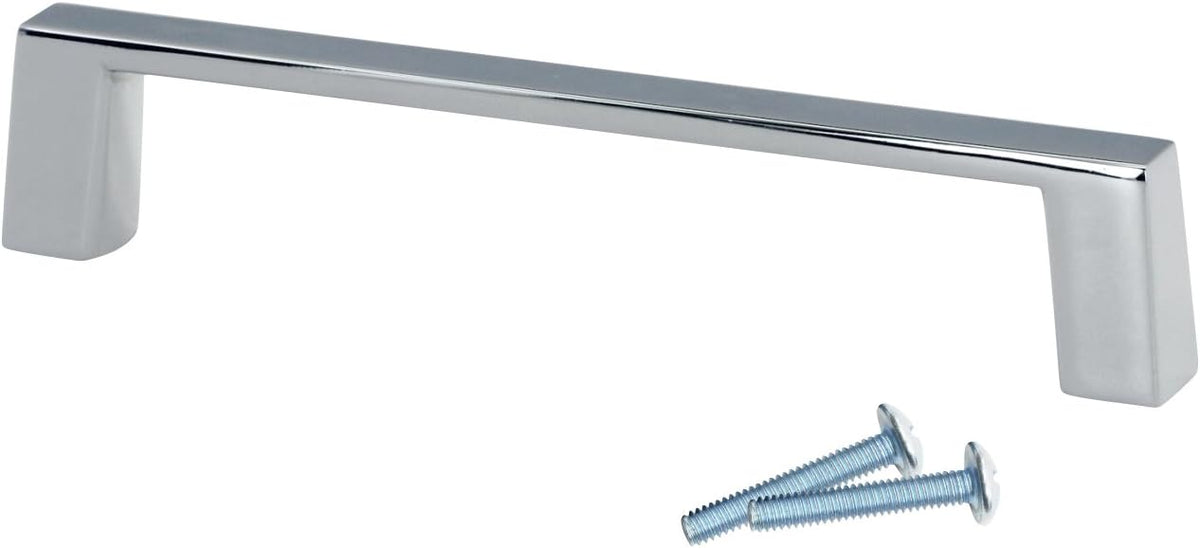 Chrome Square Cabinet Pull Handle 6 Hole Centers C891489