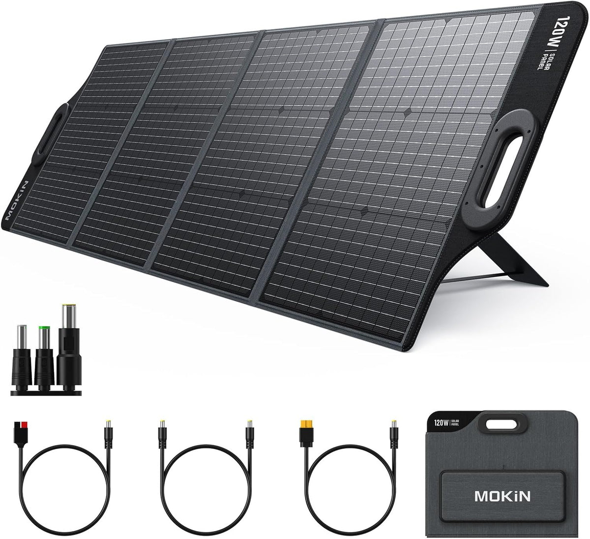 300W Portable Power Station with 120W Foldable Solar Panel W41148