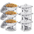 5 Qt Stainless Steel Chafing Dish Set of 2 U414597