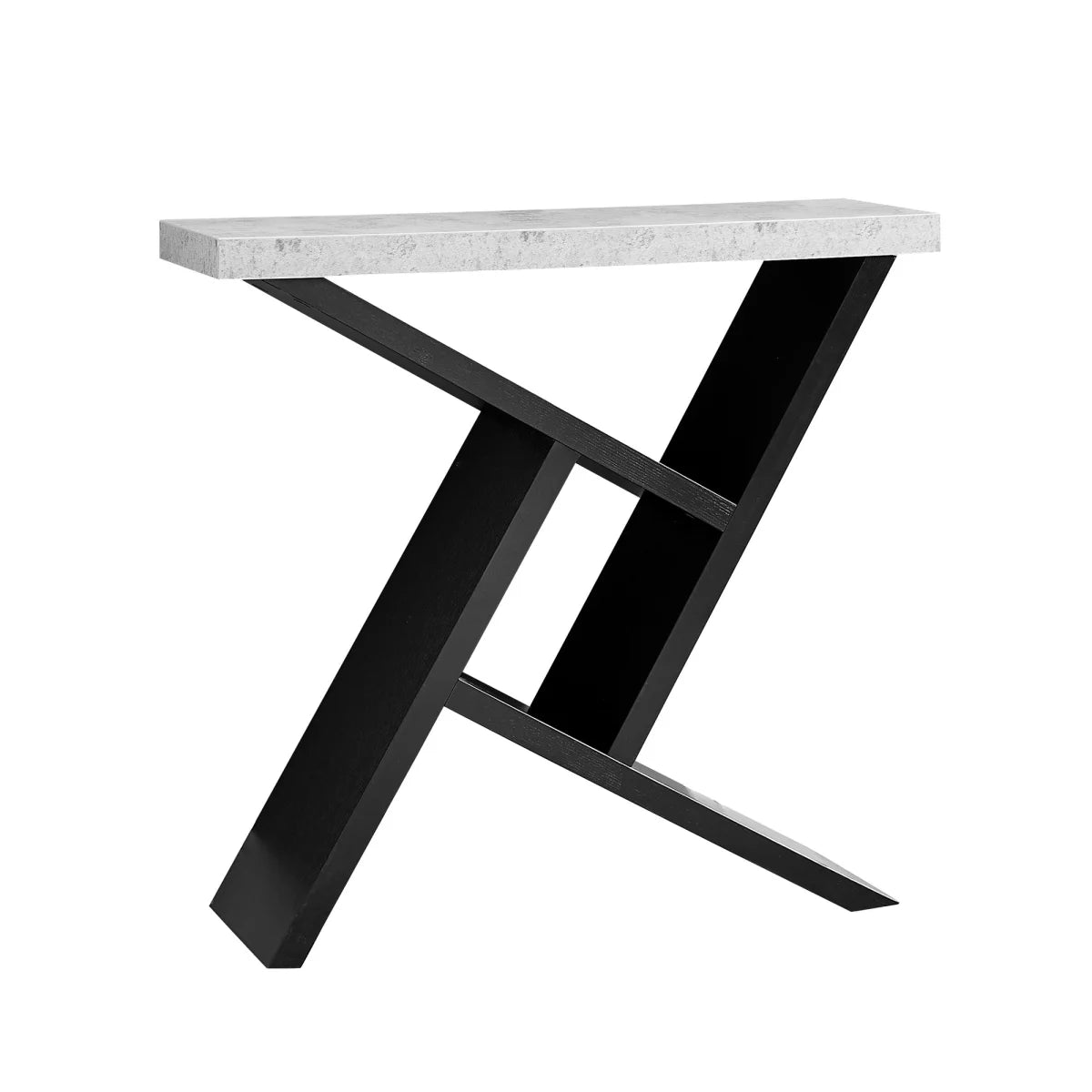 Grey And Black Laminate Accent Table D130972
