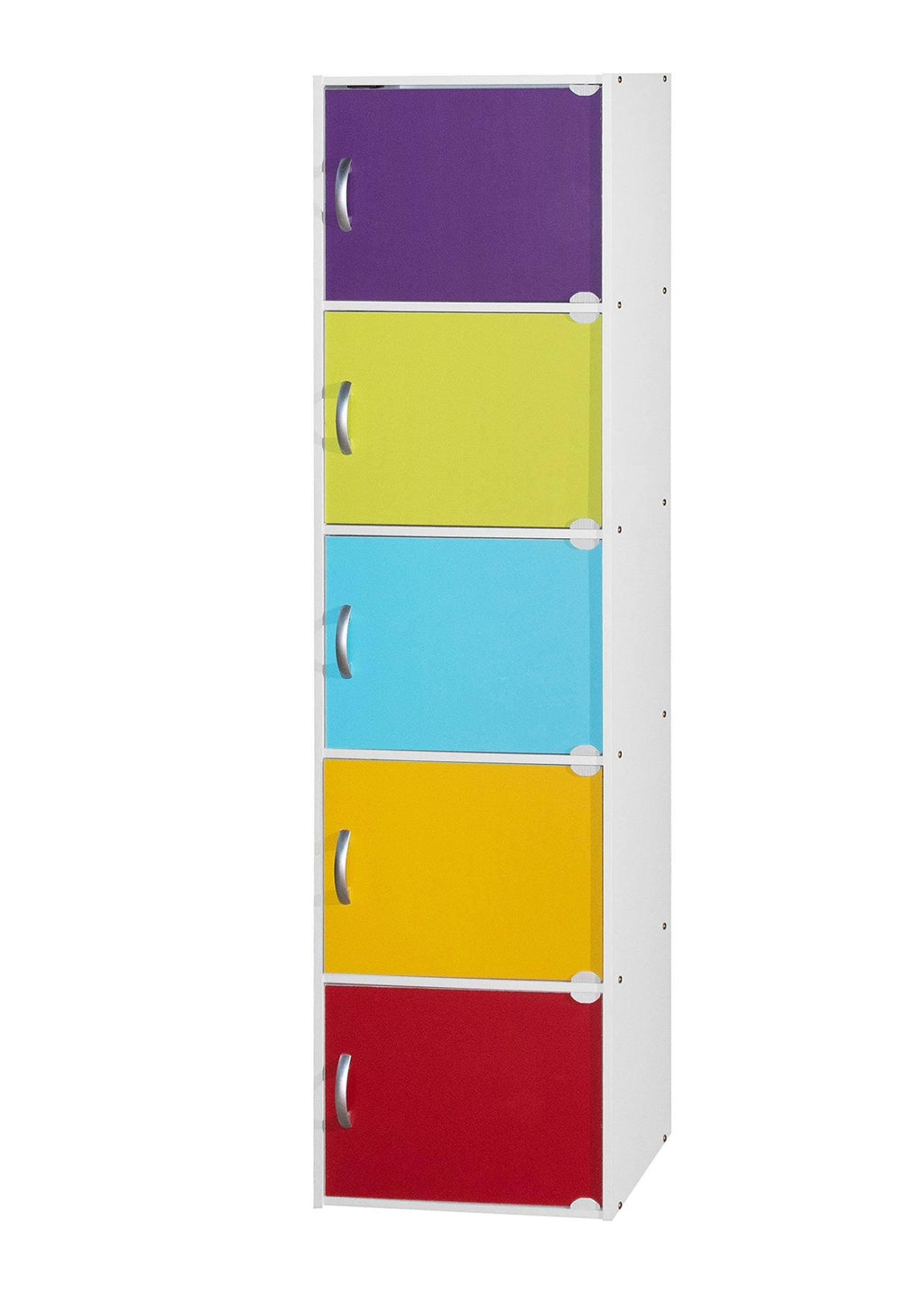 5 Door 5 Shelf Bookcase V1698