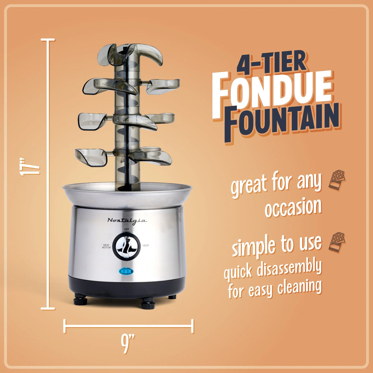 Stainless Steel Fondue Fountain G66774