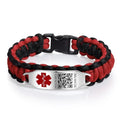 Nylon Waterproof Medical Alert ID Bracelets W101