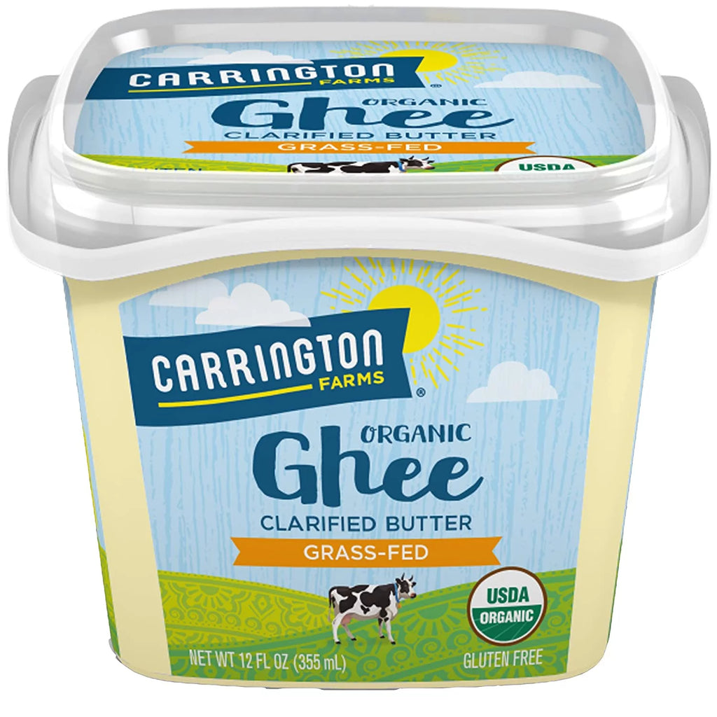 Organic Ghee Clarified Butter Grass Fed 12 fl oz Pack of 2 G621