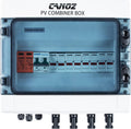 4 String PV Combiner Box with 15A Fuse, 63A Circuit Breaker, Surge Protector and MC4 Connectors F93996