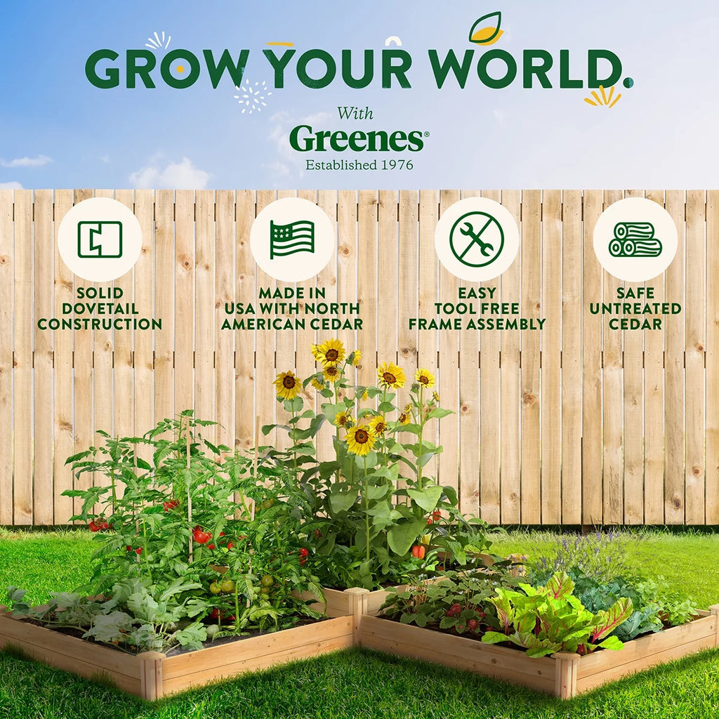 Cedar Raised Garden Bed D3746