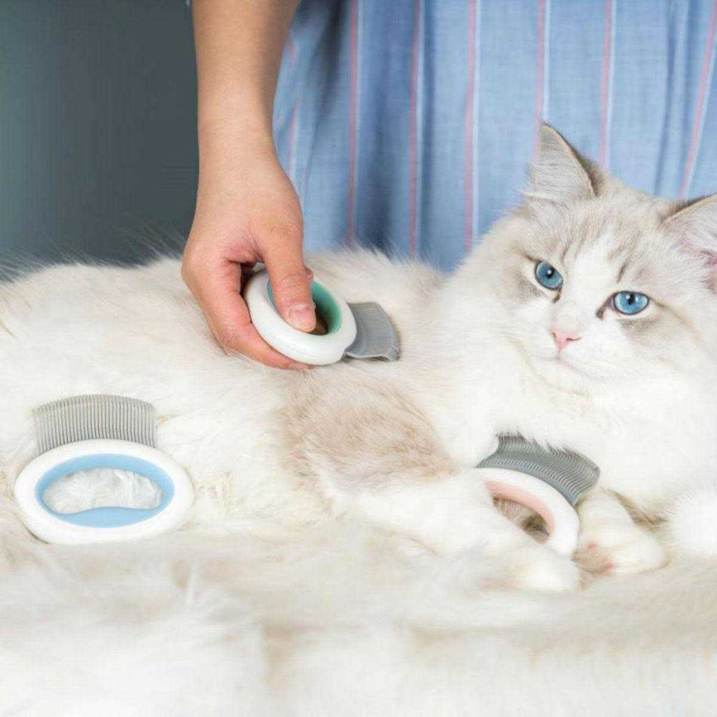 Handheld Flexible Pet Grooming Rake Comb C5876