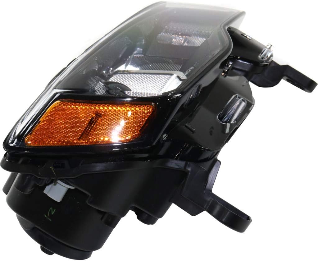 Jeep Grand Cherokee Passenger Side Black Bezel Halogen Headlight Assembly M413