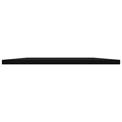 High Gloss Black 15.7"x7.9"x0.6" Wood Shelf Boards 8 pcs R68917
