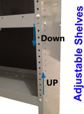 Van Shelving Storage Unit 45" L x 13" D x 44" H I6831