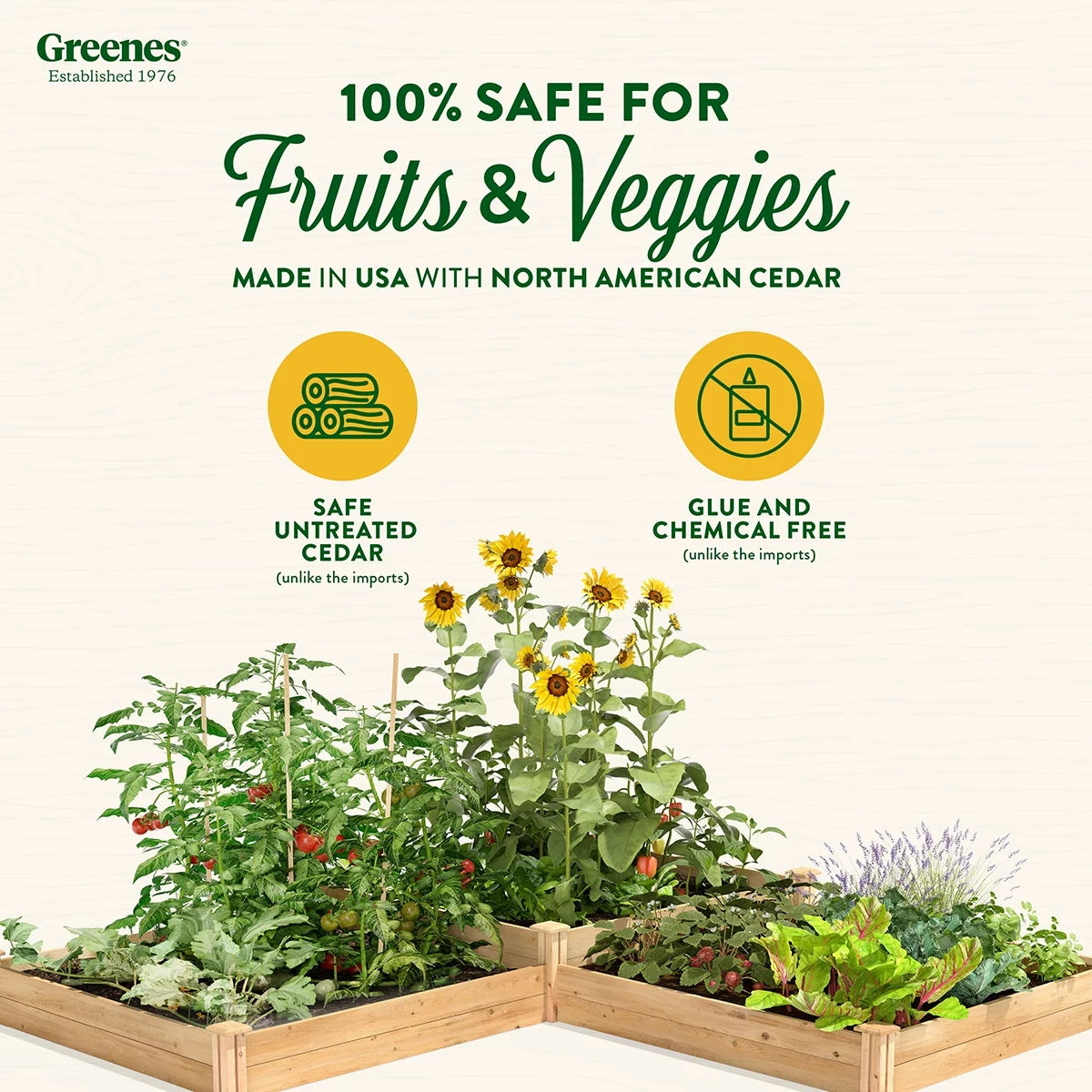 Cedar Raised Garden Bed D3746