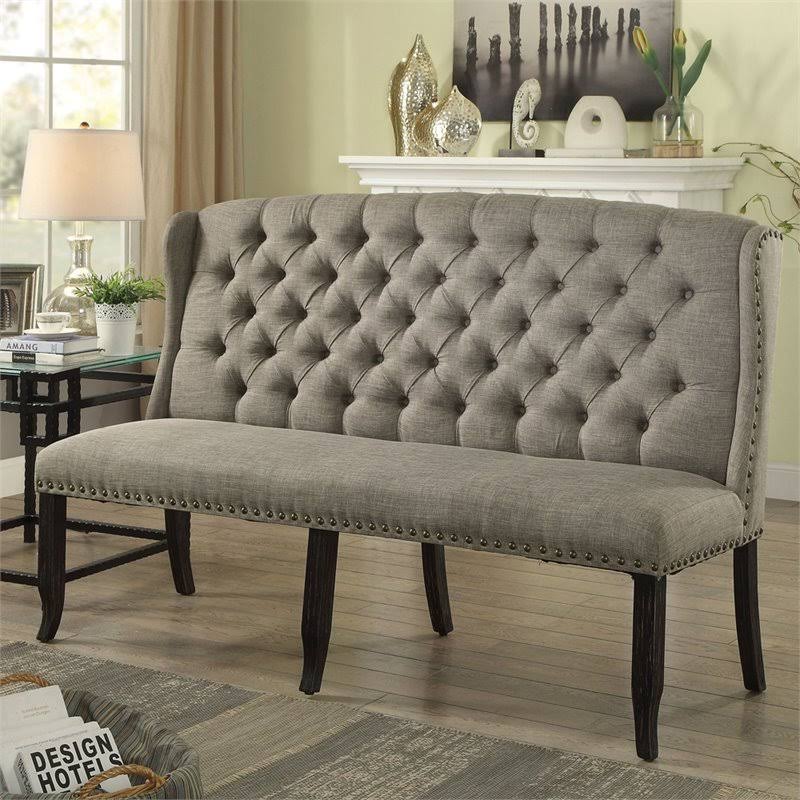 Light Gray Settee I288