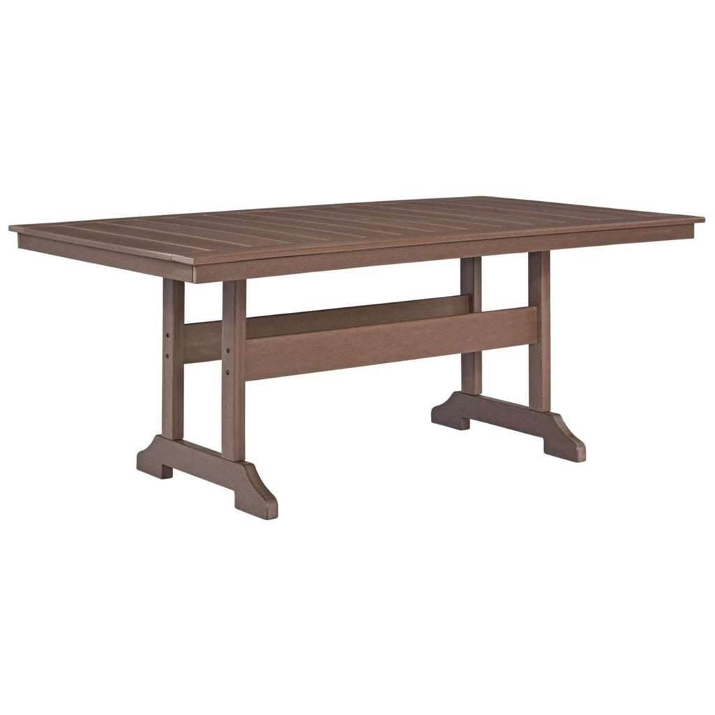 Brown Outdoor Plastic Dining Table G188393