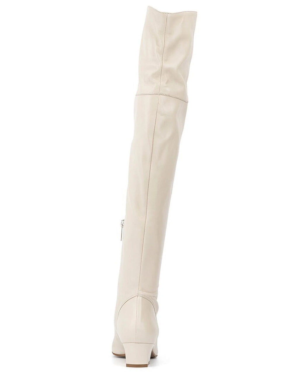 White Weatherproof Leather Boots R430041