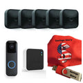 5 HD Camera System + Video Doorbell Bundle with Sync Module 2 B3027