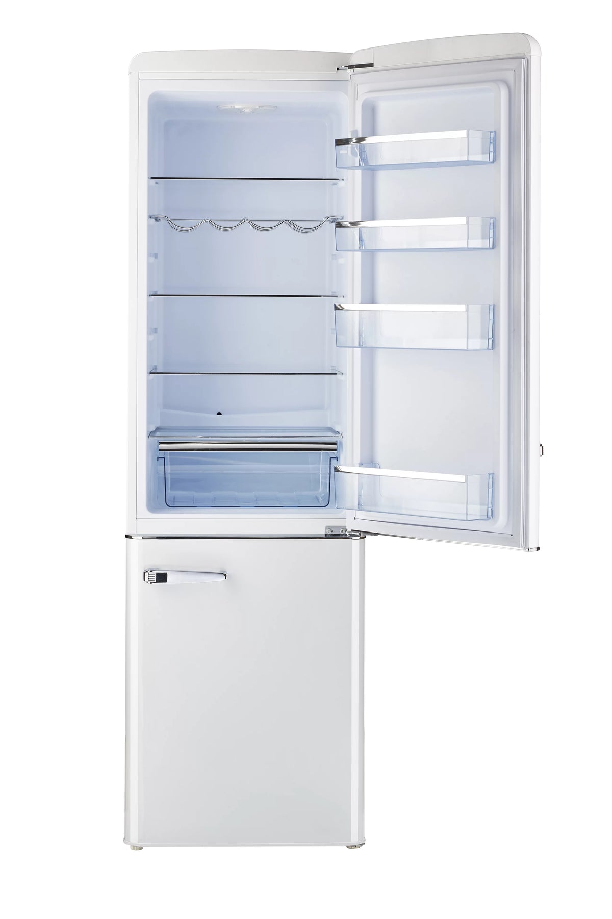 Classic Retro Bottom Freezer Refrigerator J512