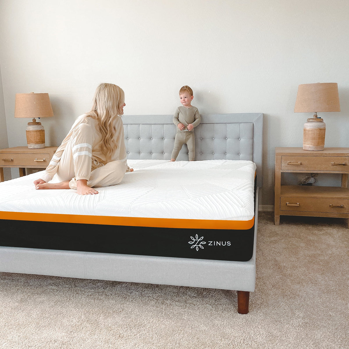 Queen Memory Foam Pocket Spring Hybrid Mattress I79453