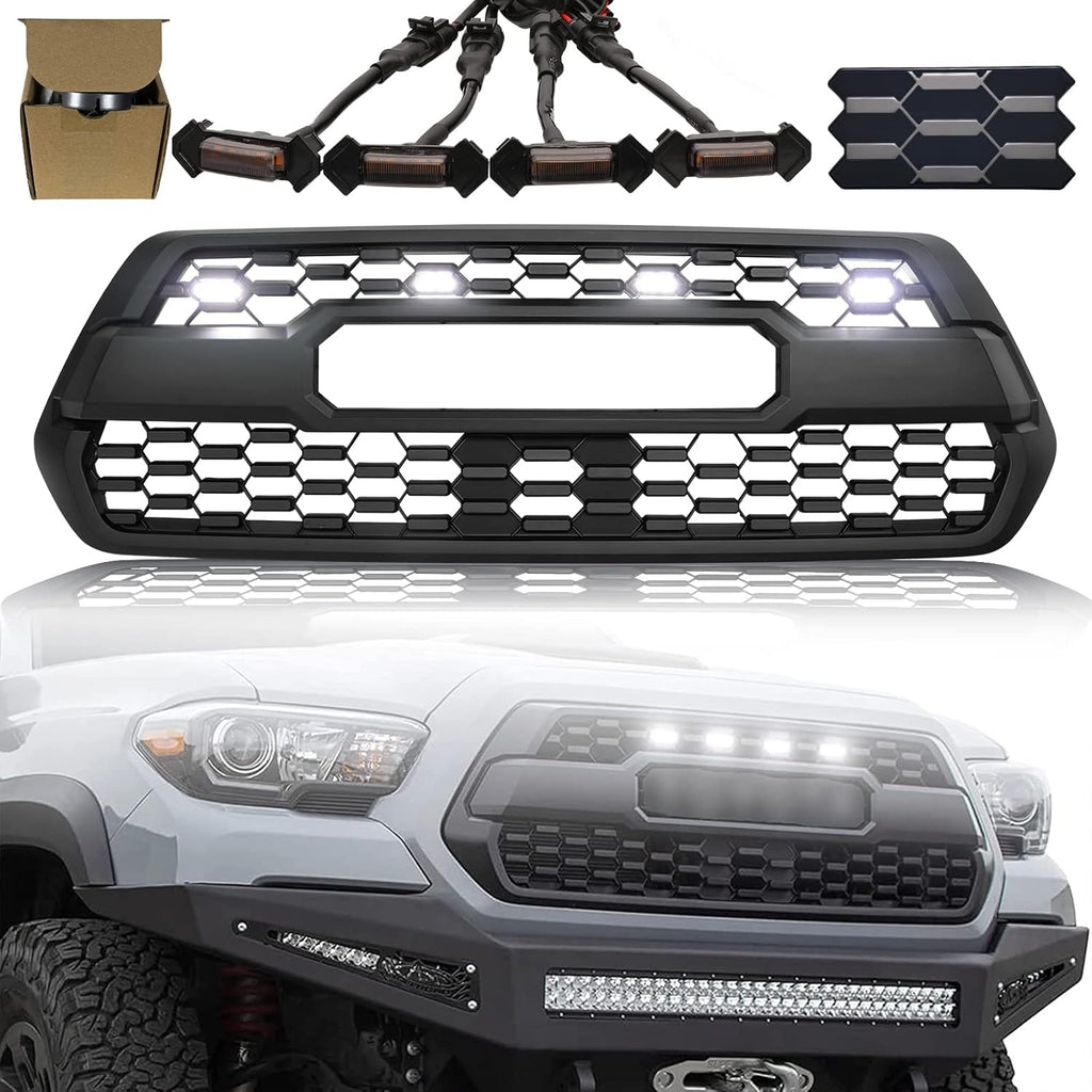 Front Grill with Grey Letters and Amber Lights U417840