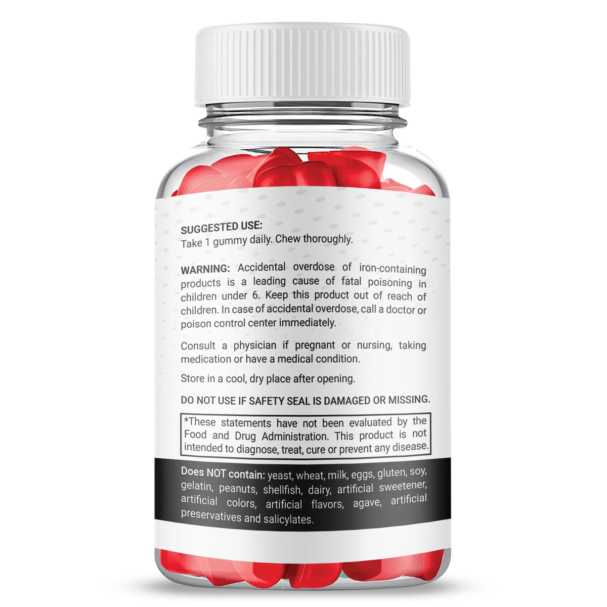 Apple Cider Vinegar Gummies Dietary Supplement 3 Pack L24165