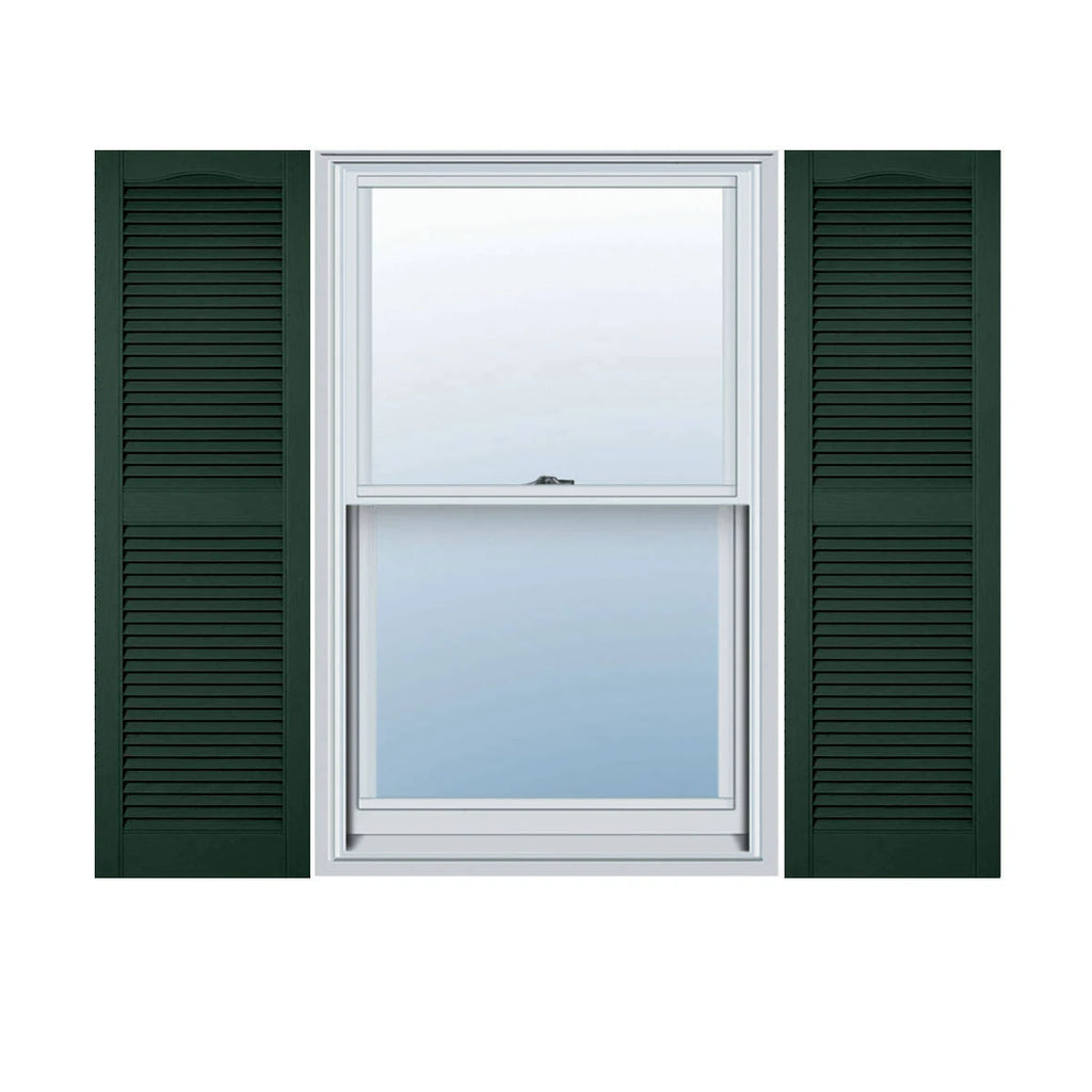 14 1/2 inchw x 65 inchh Vinyl Open Louver Shutters Per Pair I267837