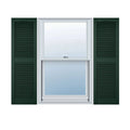 14 1/2 inchw x 65 inchh Vinyl Open Louver Shutters Per Pair I267837