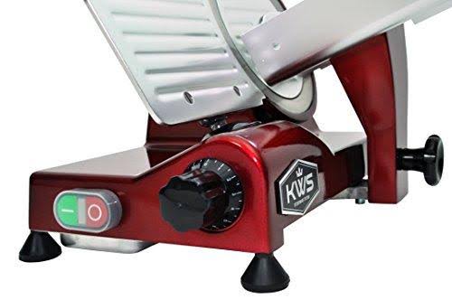 320W Electric Meat Slicer 10-Inch with Non-Sticky Teflon Blade Y75214