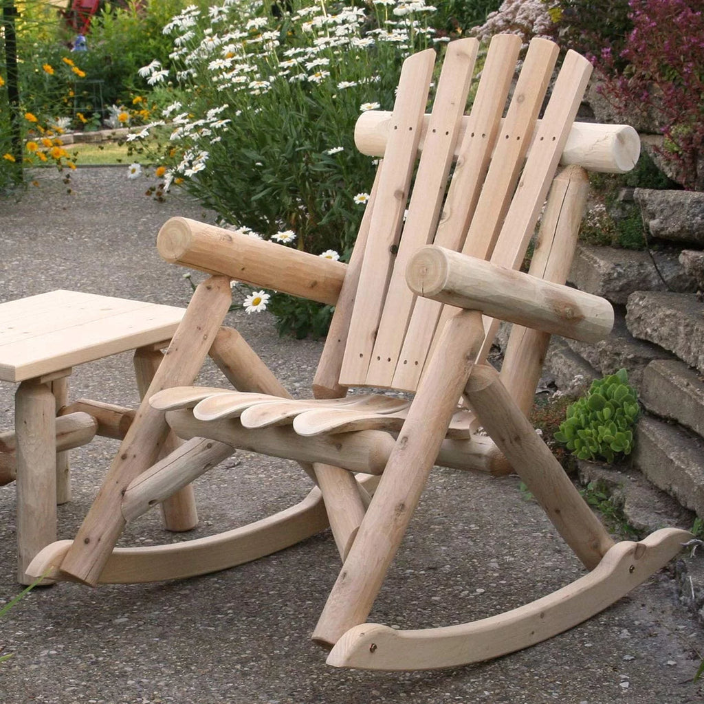 Natural Cedar Log Rocking Chair D22205