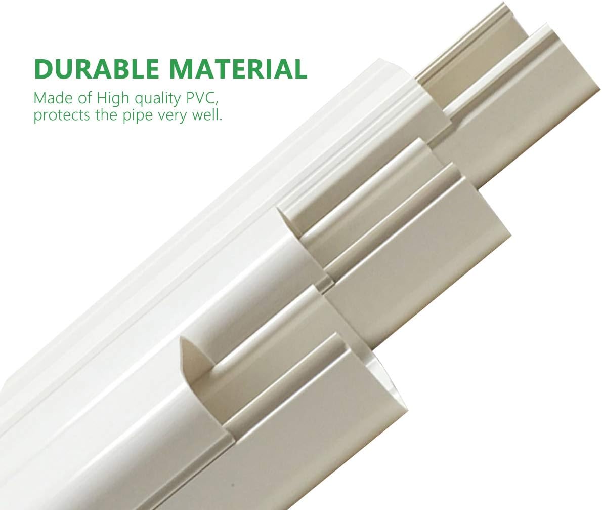 3'' W x 7.5ft L PVC Line Set Cover Kit, Pack of 2 F889936