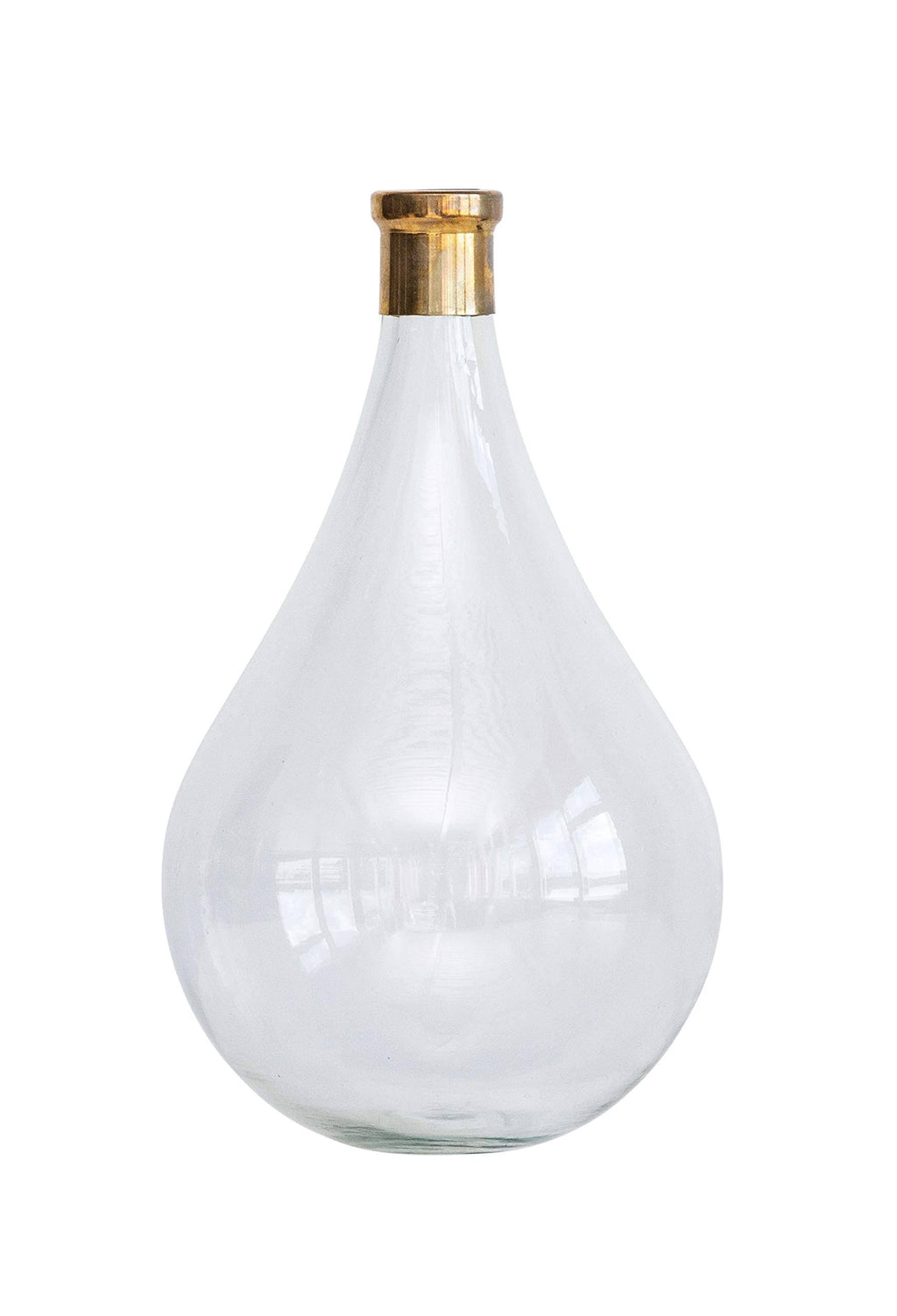 Gold Glass Vase Q777