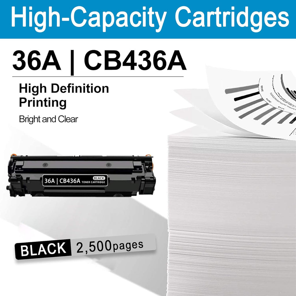 Black Toner Cartridge 36A Replacement for HP Printer C38705