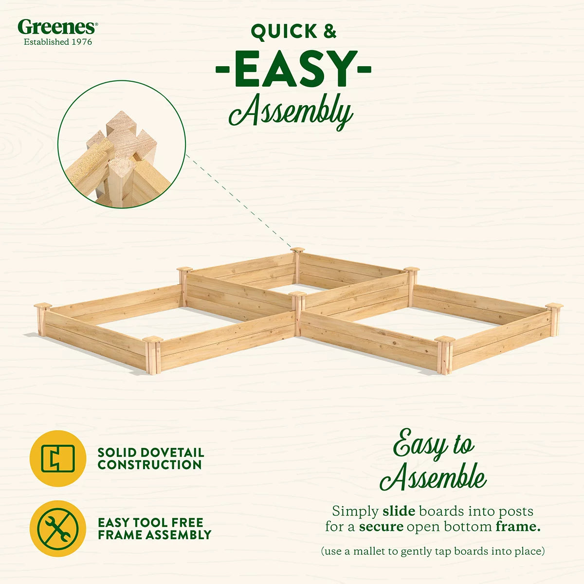 Cedar Raised Garden Bed D3746